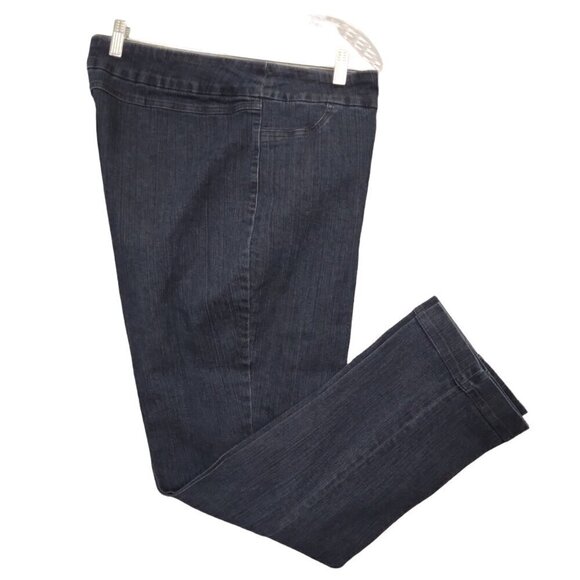 Soft Surroundings | Womens Jeans Stretch Denim Pull On Straight Pants | … - Picture 1 of 7